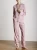 Import OEM service high quality customized sleepwear long sleeve casual satin pajamas women from China