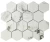 Import OEM&ODM Matte surface Waterproof Recycled Glass White marble look living room Mosaic Tiles for wall from China
