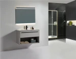 Ojans Custom Made Modern Space Saving MDF Wall Mounted Bathroom Mirror Vanity Led Lighting Cabinet