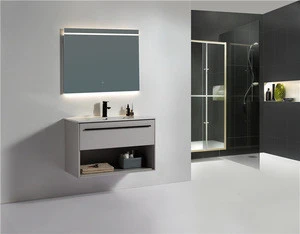 Ojans Custom Made Modern Space Saving MDF Wall Mounted Bathroom Mirror Vanity Led Lighting Cabinet