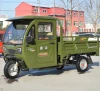 Open body semiclosed driver cabin with reverse camera adult 3 wheels motorcycle electric carriage cargo tricycles for farm work