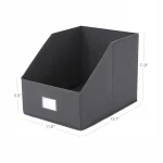 Open Storage Bins Foldable Trapezoid Storage Cubes Non-Woven Cloth Organizers