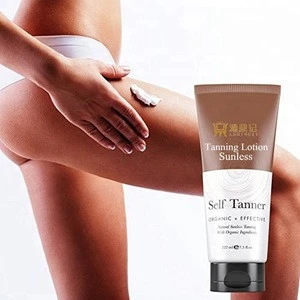 Organic Natural Ingredients sunless self tanning lotion cream
