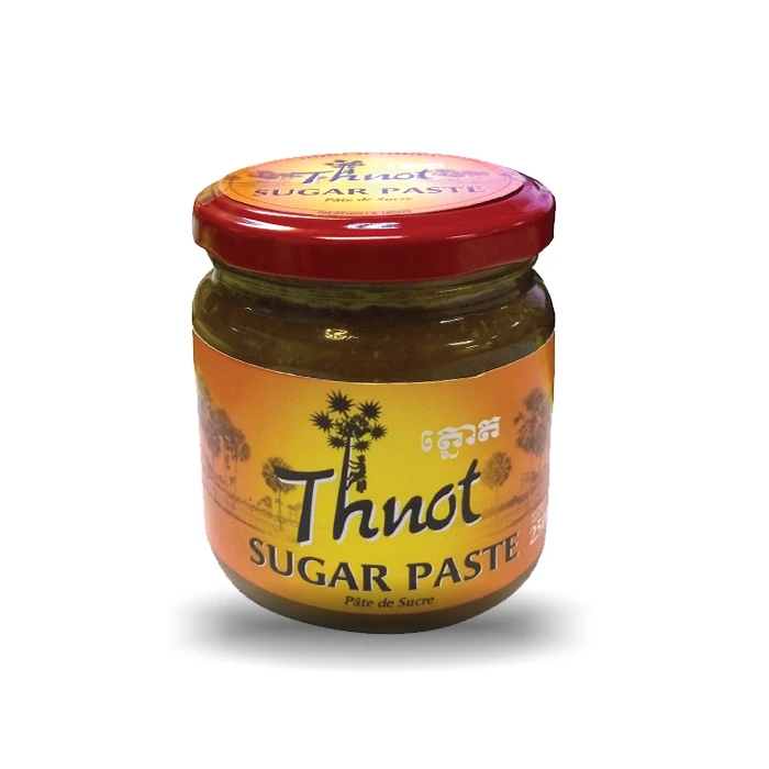 ORGANIC THNOT PASTE SUGAR 200ML  Healthy & tasty sugar from Cambodia