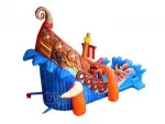 Original Design Giant Kraken Attack Inflatable Slide Inflatable Sea World Octopus Slides