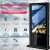 outdoor double side digital signage China cheap AD Player 55 inch advertising touch screen stand lone lcd display