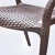 Import Outdoor garden plastic rattan chair Garden Furniture cafe chair set from China