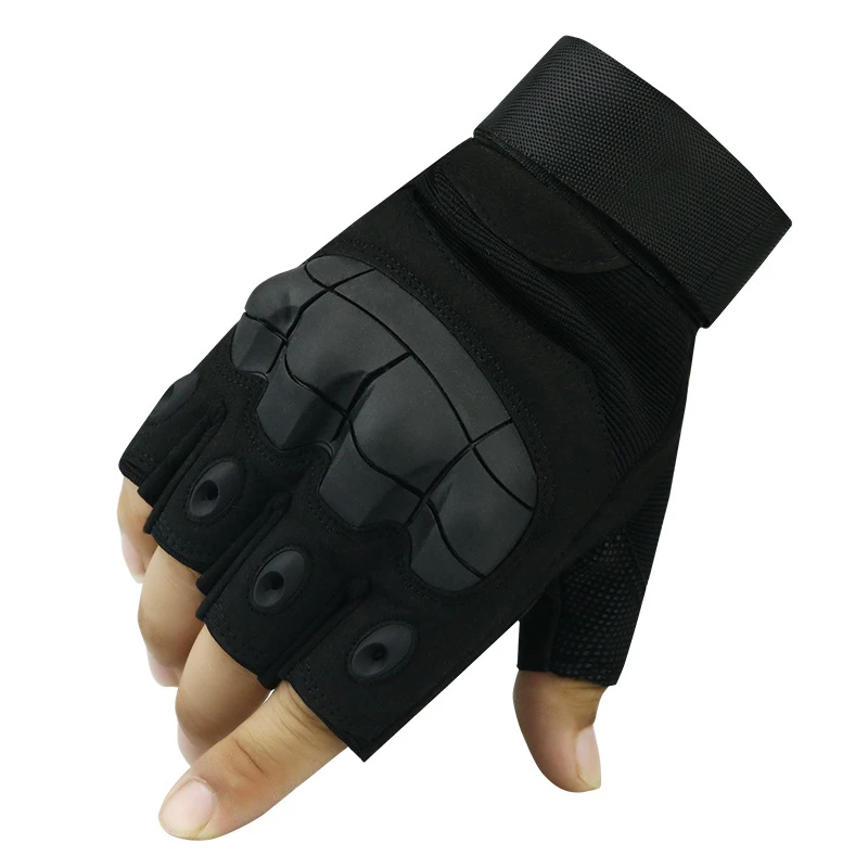 Outdoor military tactical gloves half finger gloves