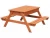 Import Outdoor Solid Wood Children Kids Sandpit Picnic table from China