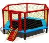 Outdoor Trampoline Jumping Bed With Safety Enclosure Net For Children
