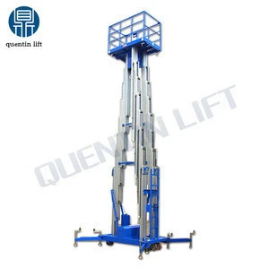 Outdoor used light weight vertical aluminum lifter hydraulic lift platform