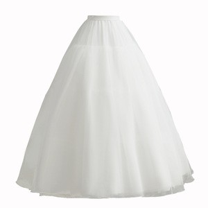 P6185wedding bridal dress white crinoline underskirt puffy petticoats for ladies