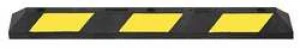 Parking Curb 36 In Black/Yellow Rubber