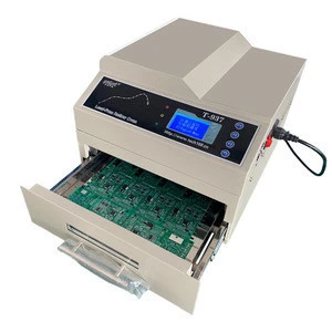 pcb reflow oven t937m 220v 110v puhui intelligentize infrared ic heater led soldering oven for lead free solder paste