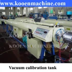 PE PPR PP PVC plastic pipe vacuum calibrating water tank