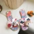 Import PEDP wholesale Summer Popular Women Slide sandal with Bow Decoration Ladies Slipper Printed Flat Slides for girl from China
