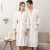 Import Personalized Private Label Black Hotel Unisex Bathrobe Bath Robe Set from China