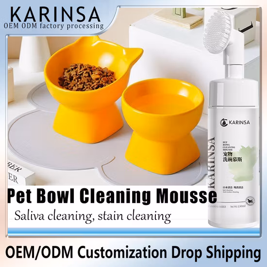 Pet Dish Washing Mousse Cat and Dog Tableware Cleaning Agent