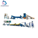 pet flakes washing recycling machine / PET flakes hot washing production line