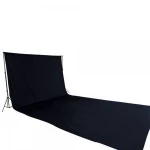 photographic background tpropid with back ground clothe 6*3m black color