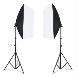 Photography 50x70CM Lighting Four Lamp Softbox Kit With E27 Base Holder Soft Box Camera Accessories