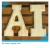 Import pine wood letters/alphabet/wood craft from China