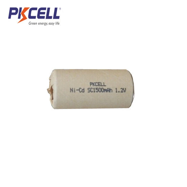 PKCELL cheapest price 1.2v sc1500mah ni-cd rechargeable battery for electric tool