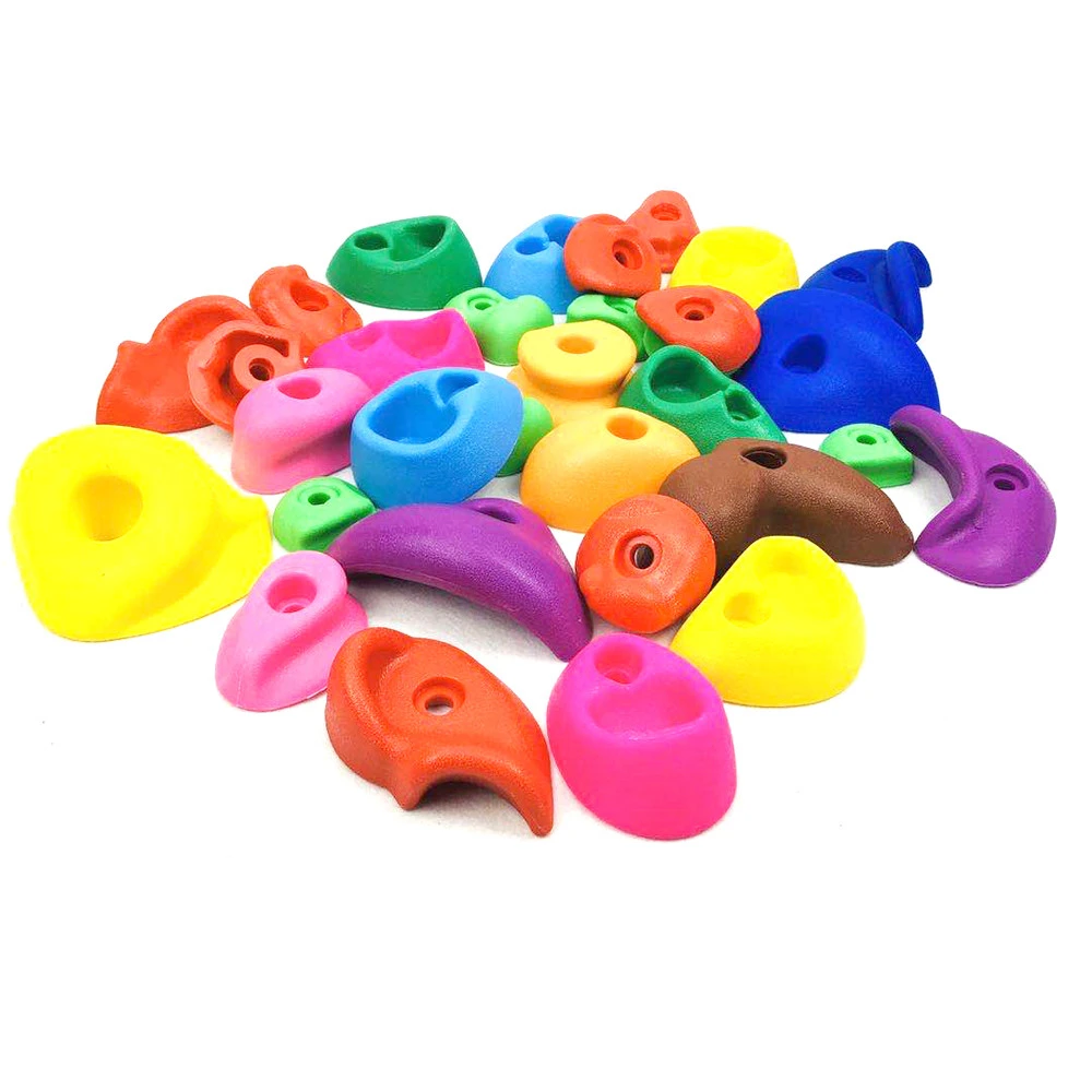 Plastic Children Indoor toy Kit Kids Toys Sports Rock Climbing Stones Wall
