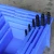 Import Plastic Oblique tool parts box blue Stackable back hanging plastic storage bin from China