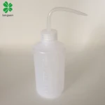 Plastic PE 150ml 250ml 500ml squeezable wash bottle for laboratory use, cactus succulent plants watering bottle