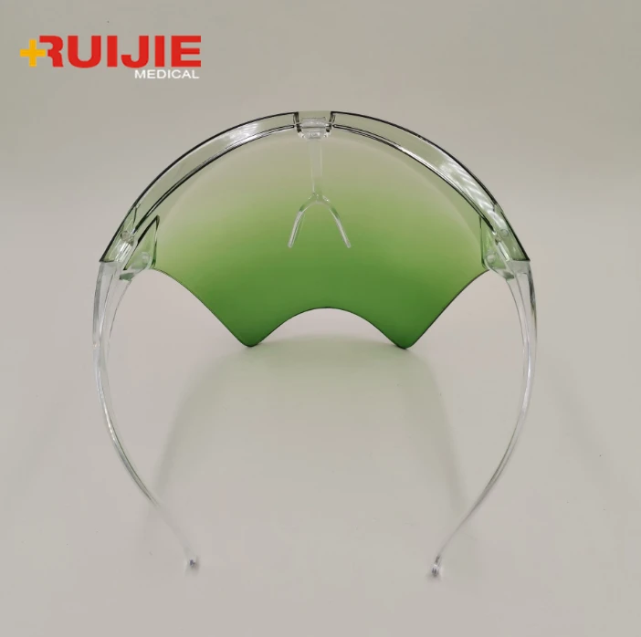 Plastic Protective Face Shield Safety Visor Face Shield With Box Clear PC Face Shield