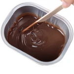 Pliable And High Quality 500g chocolate Depilatory hair removal Hard Wax Block Pearl Hair Removal Hot Wax