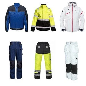 Poly Cotton Hi Vis Workwear Clothes High Visibility Construction work jacket