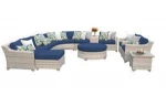 Poly rattan outdoor garden furniture patio sectional sofa