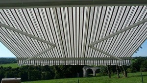 Polyester or Acrylic Fabric Half Cassette Retractable Awning