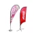 Polyester Outdoor Party Beach Pole Flag Banners Feather Teardrop Promotional Normal Flag Pole Accessories