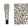 polyester spandex dty brushed print fabric for leggings