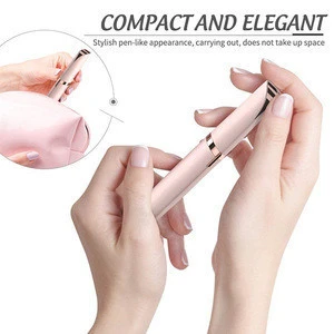 Portable Mini Electric Painless Womens Brows Eyebrow Razor Trimmer