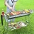 Import Portable stainless steel silver color charcoal BBQ grill for outdoor leisure time from China