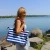 Import Premium Pumping Bag Spectra Stylish Tote Moms  Blue  White Stripes Breast Pump Bags from China