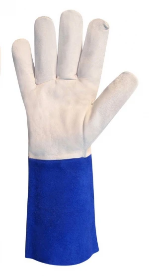 Premium Quality Tig Welding Gloves top Grain Leather tig Welding Gloves with cow split leather safety cuff work gloves
