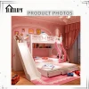Princess bunk bed children bunk bed for girl and boy