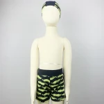 Private Label Custom Wholesale OEM Manufacturer Kids Boy 2020 High Quality Spandex Animal Printed Swim Trunks With Swim Cap