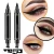 Import Private label Eyeliner Pencil Long Lasting Black Color Eye liner Liquid Stamp 2 in 1 Eyeliner For Eye Makeup from China