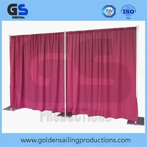 professinal manafucturer pipe and drape for trade show design