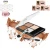Import Professional Long-lasting brow powder 4 colors brow makeup palette powder with stencils from USA