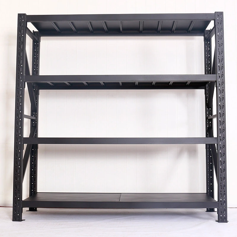 Professional Manufacture Cheap Black Medium and Heavy Duty Multi layer Warehouse Shelves Racking