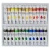 Import Professional Permanent Artist Draw Painting Rainbow Pigment 24 Colors 12ml Acrylic Paint Set from China