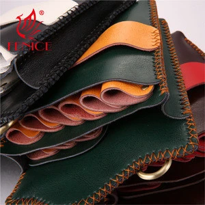Professional salon equipment barber use high quality real leather hair scissors pouch holster