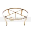 Professional table base manufacturer supplied custom Table Metal Furniture Frame With gold or silver colour